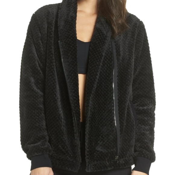 Zella Diamond Furry Fleece Jacket - Picture 2 of 8